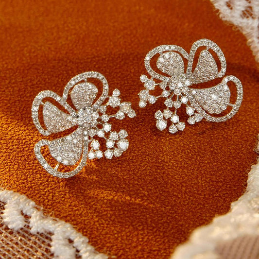 Flower Flower Earrings Female Fashion