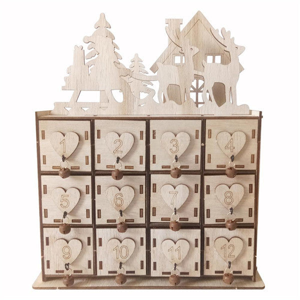 Wooden christmas house