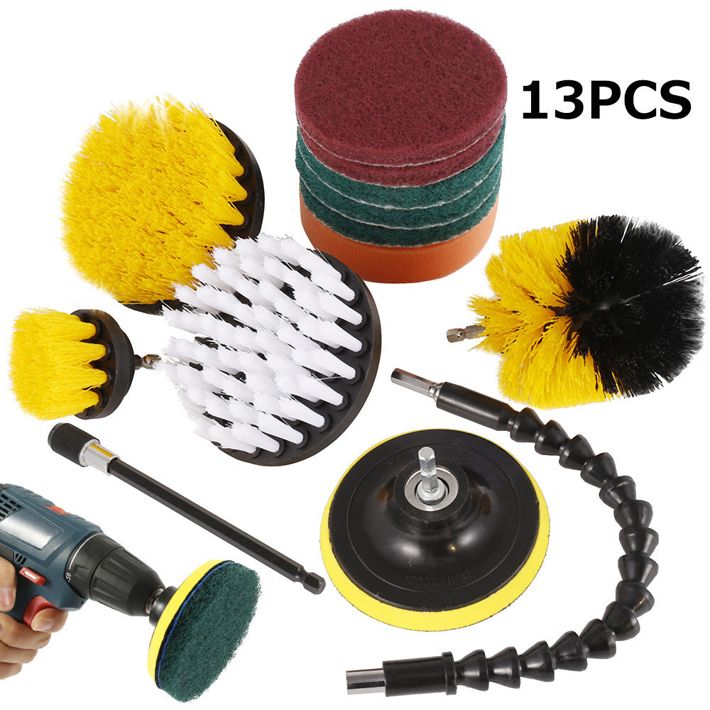 Clean Kitchen Floor, Multifunctional Electric Drill Brush For Automobile Tires