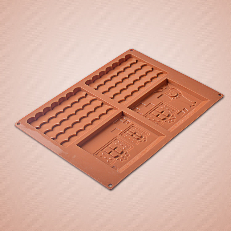 Christmas House Chocolate Silicone Mould