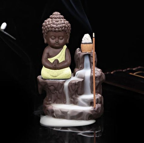 Ceramic Buddha Inverted Incense Burner Ornaments