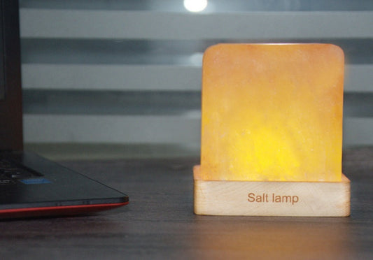 Square wooden night light