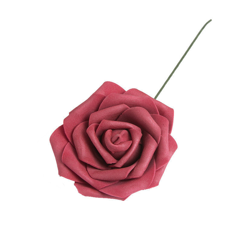 Artificial Flower 8CM PE Rose with Rod