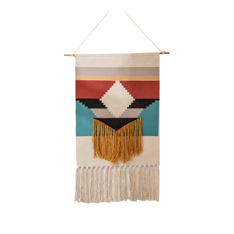 Hanging tassel tapestry