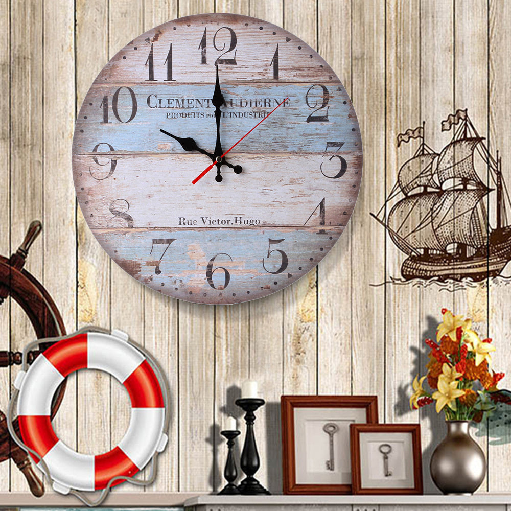 Wooden wall clock