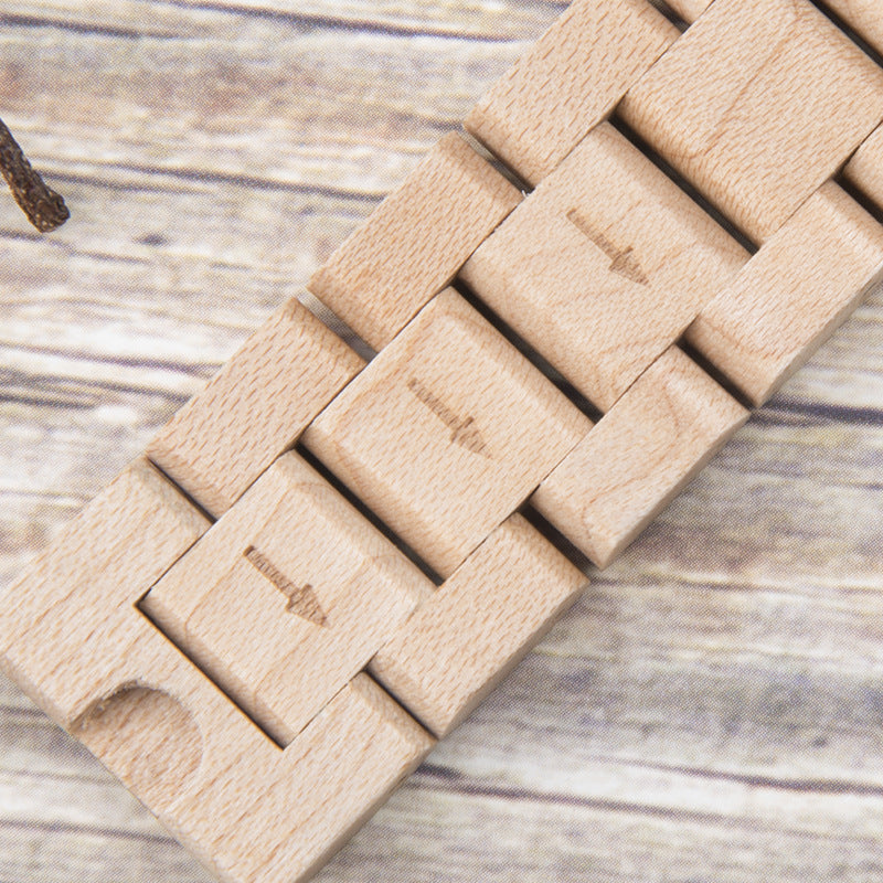 Wooden men's watch