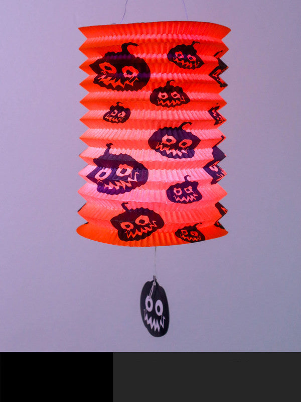 Halloween Organ Lantern Pumpkin Paper Lantern Festival Supplies Party Decoration Decor Gift Craft DIY Lampion Lantern