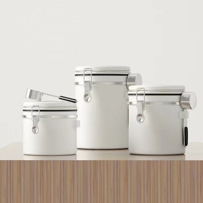 With Spoon Exhaustable Coffee Bean Storage Cans Fresh Tea Milk Powder Cans