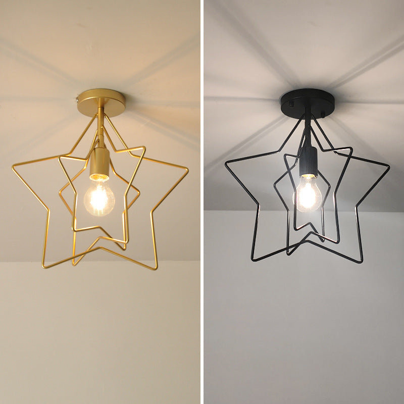 Ceiling Lamp Creative Five-pointed Star