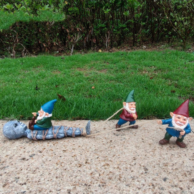 Funny Outdoor Garden Lawn Resin Craft