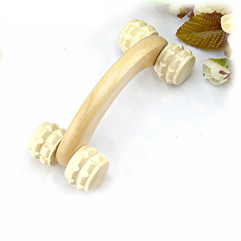 Wooden roller massager