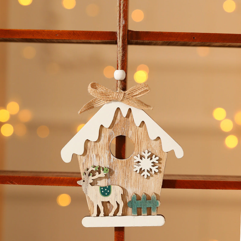 Christmas wooden pendant for children