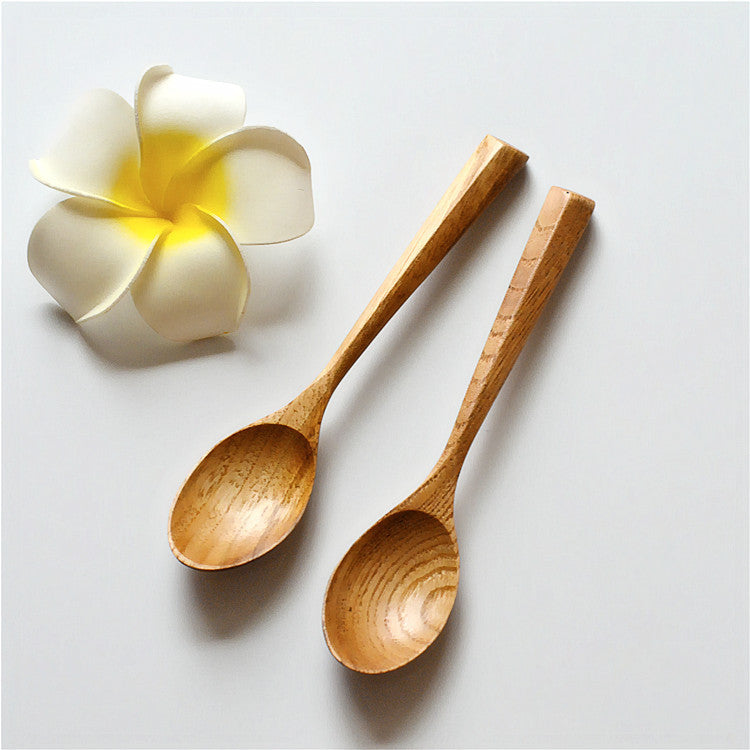 Japanese Style Wooden Spoon And Fork Set