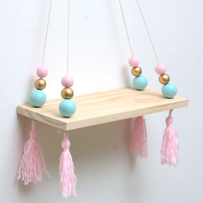 Macaron Wooden Bead Creative Shelf