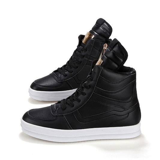 High-top shoes white shoes male Lazada shoes men's youth men's shoes winter shoes white shoes