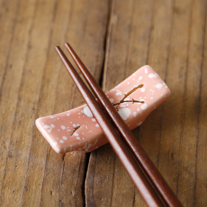 Ceramic tableware chopstick holder