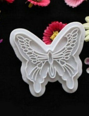 Fondant cake tool 2pcs butterfly spring spring cookie mold cutting die embossing die