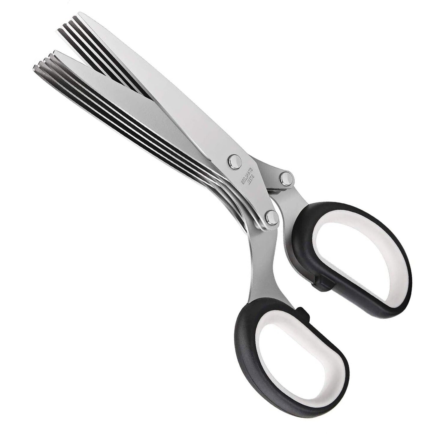 Herb Scissors Set With 5 Blades And Cover - Multipurpose Kitchen Shear