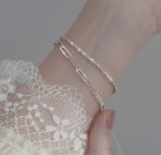 S925 Silver Bracelet Trendy Female Bracelet Girlfriends Bracelet