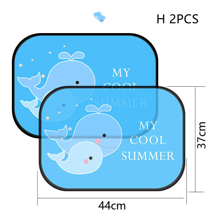 Heat Insulation Sunshade Adsorption Electrostatic Stickers Car Glass Stickers PVC Upgrade Sunshield