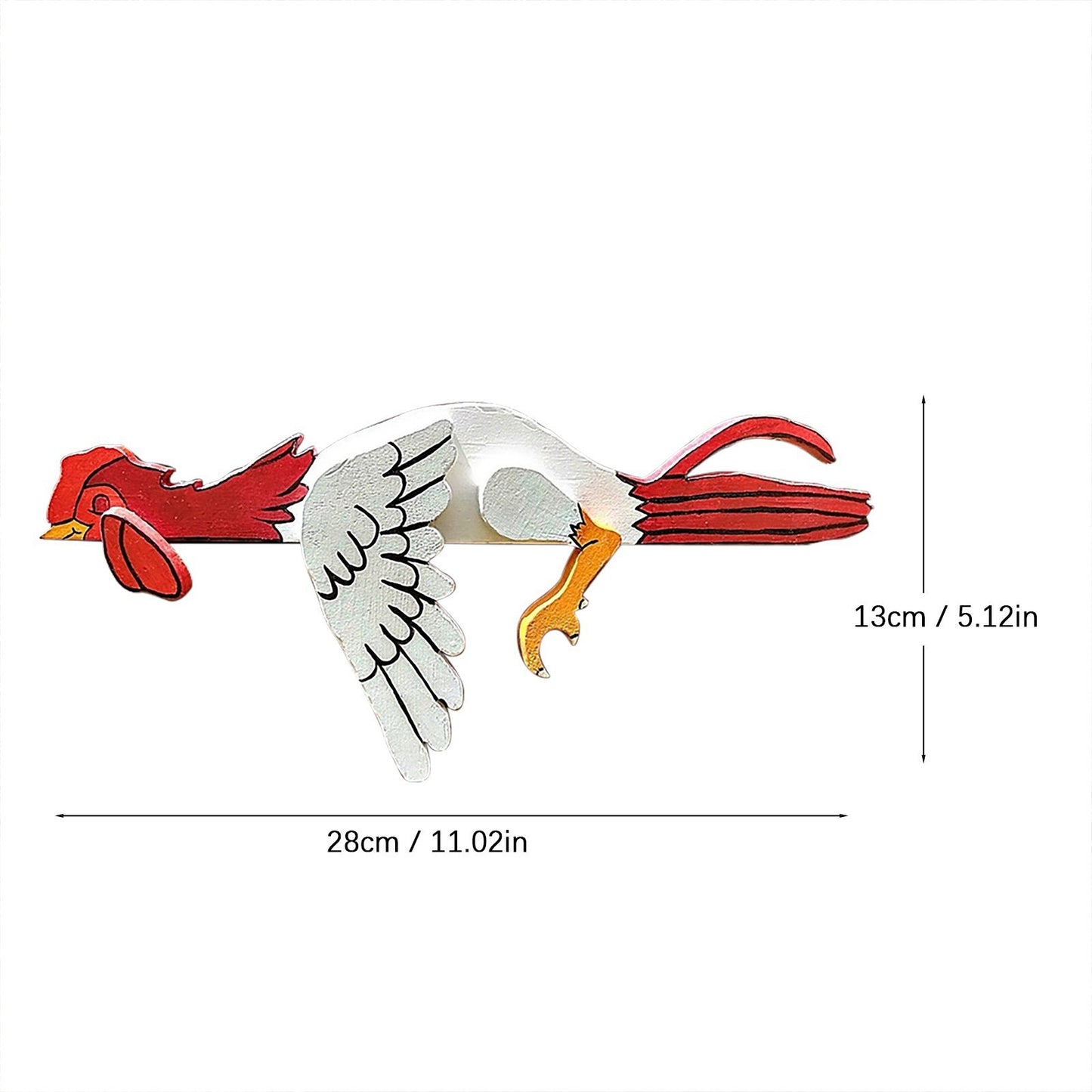 Thanksgiving Break Rooster Home Ornament Fence Decoration