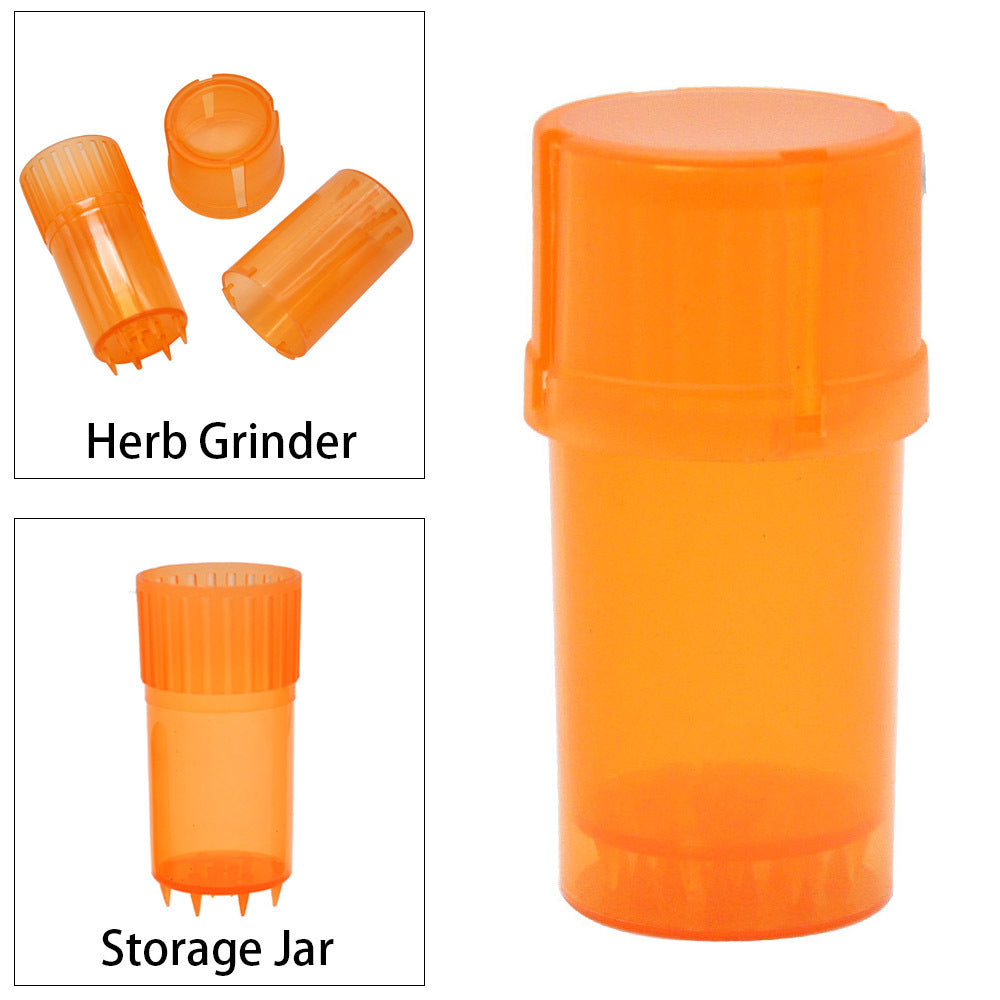 Plastic Smoke Grinder Storage Tank Two In One