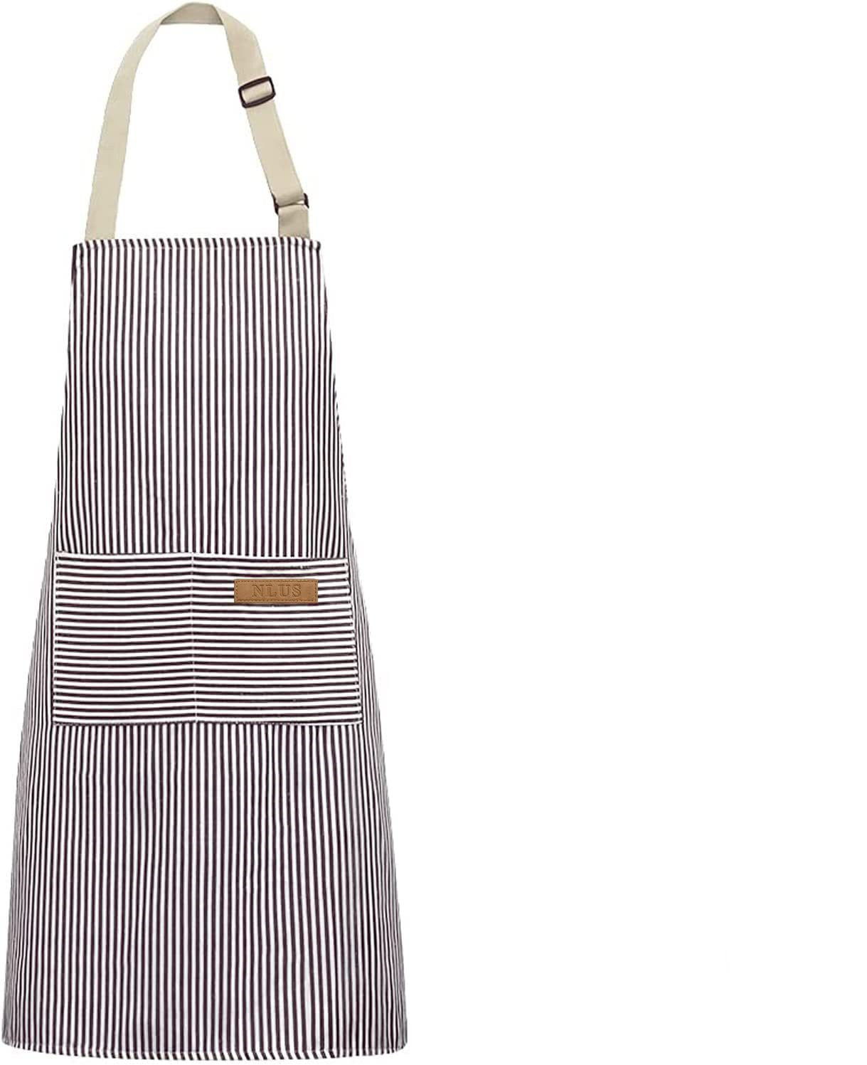 Halter Striped Polyester Restaurant Gardening Apron