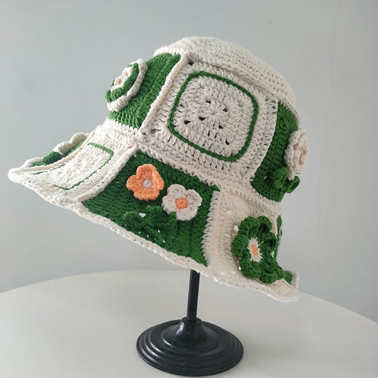 Handmade Art Crocheted Hat Breathable Cute