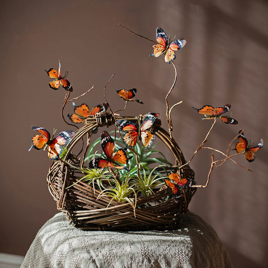 Three-dimensional Simulation Butterfly Clip Living Room Decoration