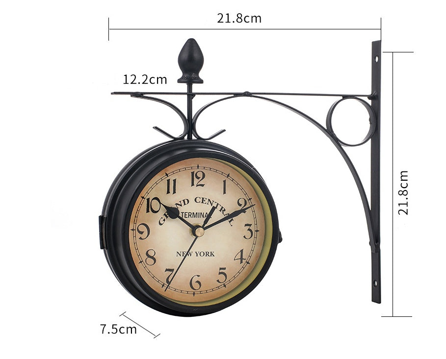 European style clock iron clock