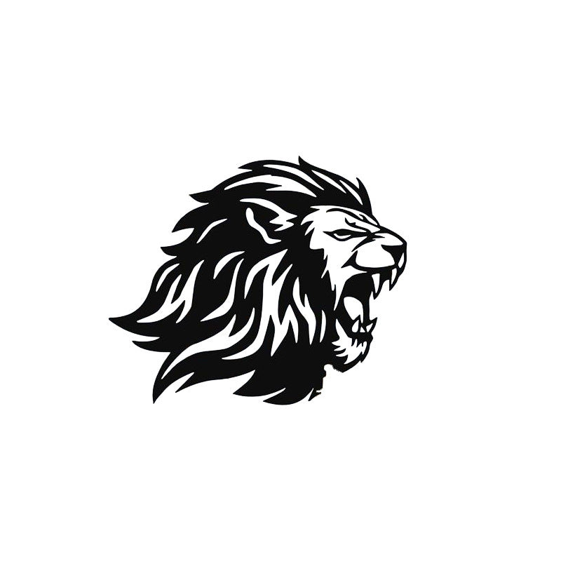 Lion Silhouette Indoor And Outdoor Metal Decoration