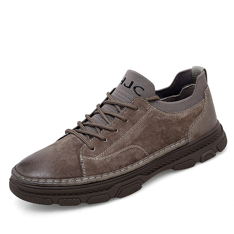 Men's Casual Low Top Outdoor Leather Shoes