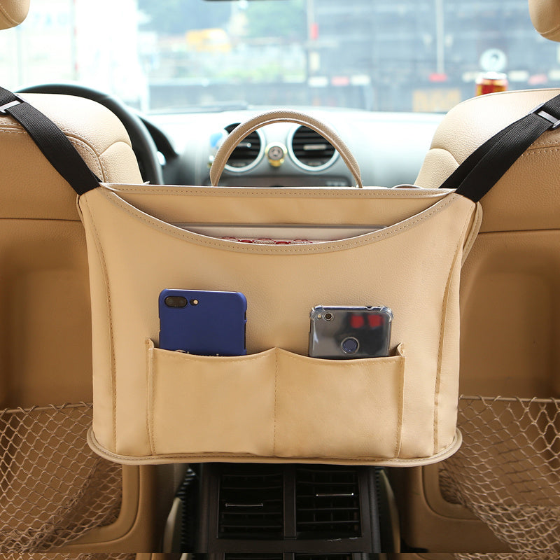 Car seat back storage bag