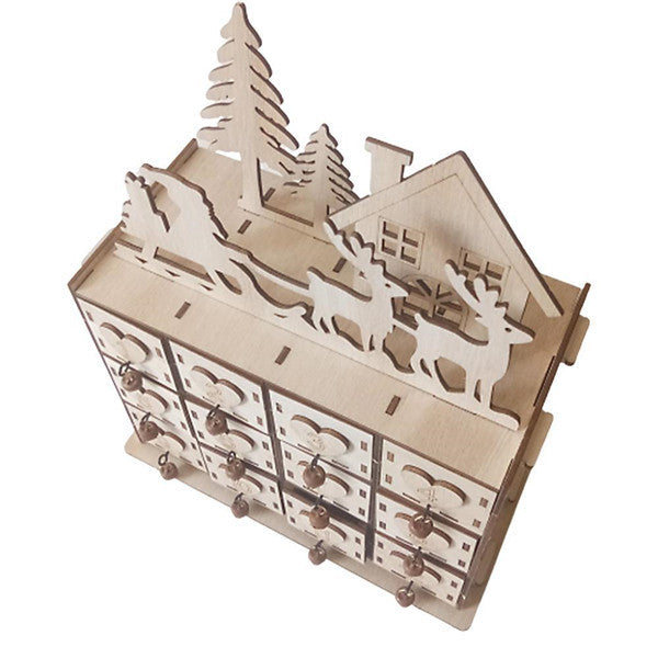 Wooden christmas house