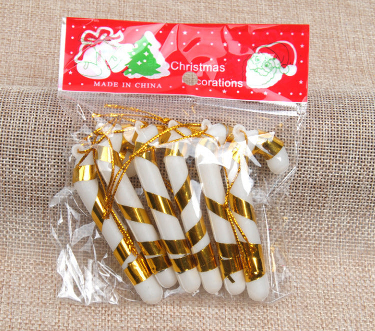 Christmas tree cane ornaments