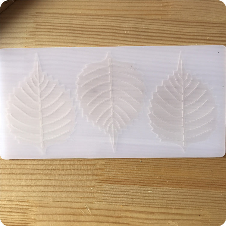 Baking mold leaf shape fondant cake silicone mold