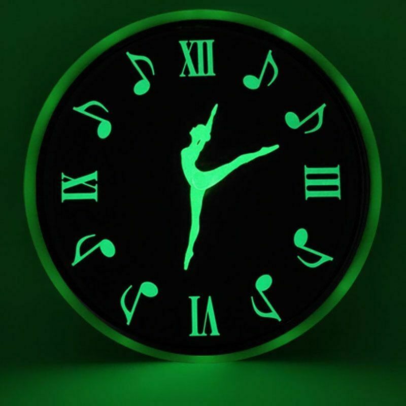 Luminous Simple Quartz Mute Wooden Wall Clock