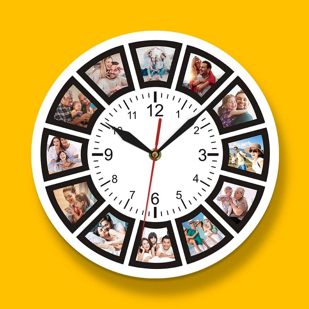 Fashion Simple Personalized Color Photo Clock