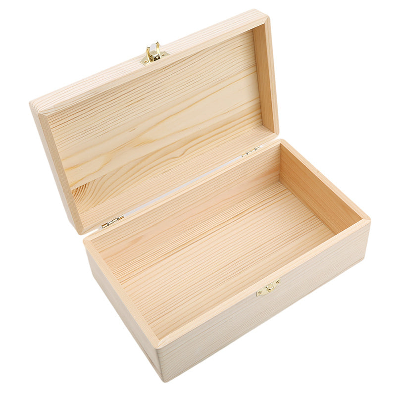 Wooden box storage box