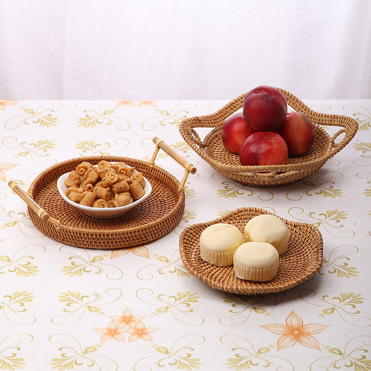 Woven storage basket