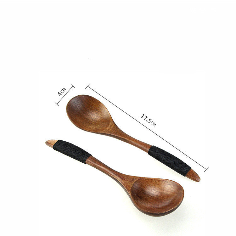 Wooden tableware tie wire wooden spoon