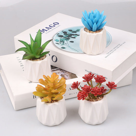 Wave Cup Type Simulation Succulent Potted Plant