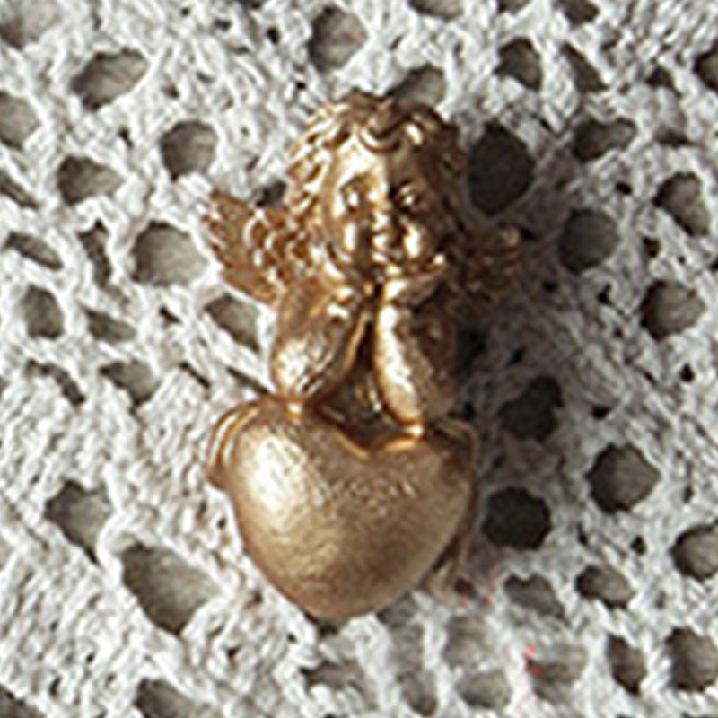 Golden resin angel crafts