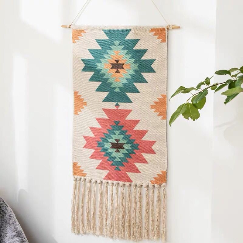 Hanging tassel tapestry