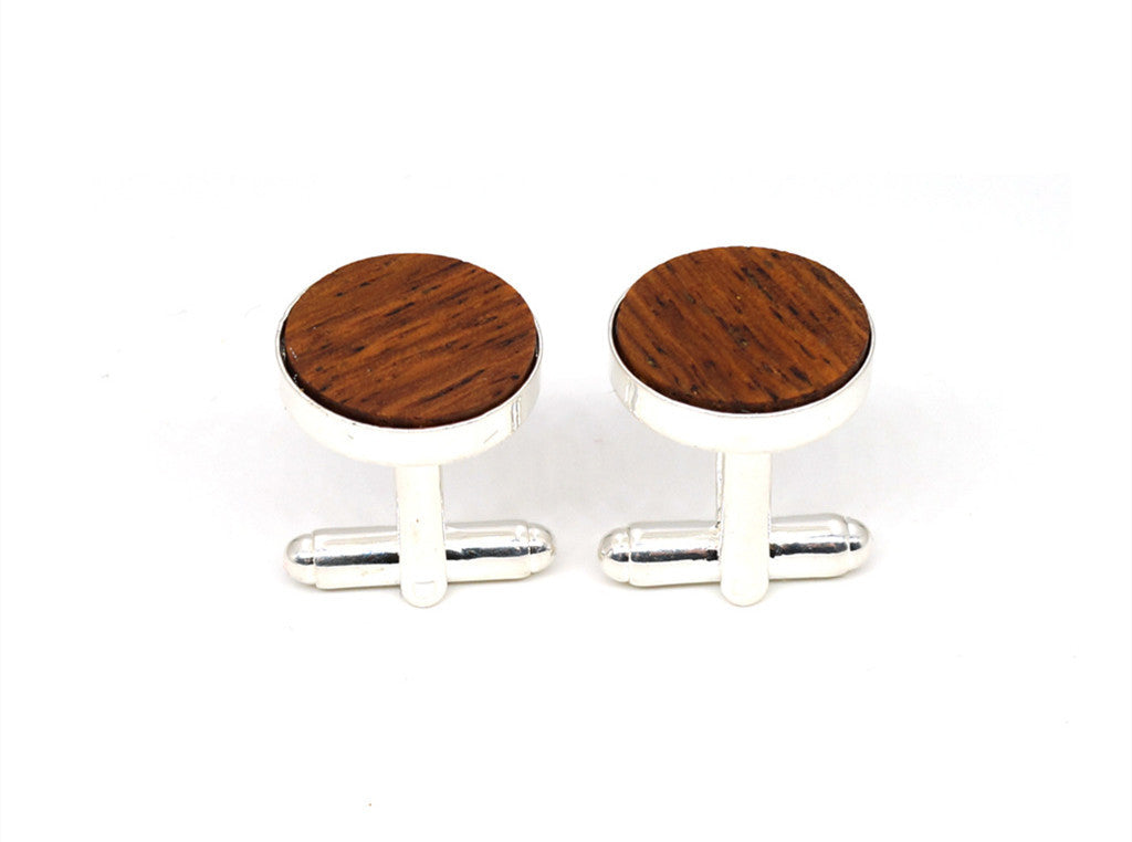 Wooden shirt cufflinks