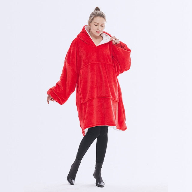 TV blanket outdoor cold and warm night gown