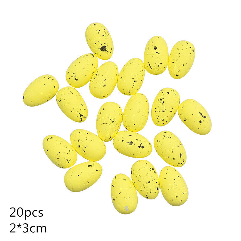 Color Simulation Foam Pet Decoration Egg