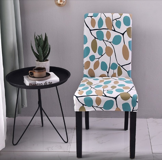 Printed Stretch Dining Chair Covers Set Of 4 Or 6