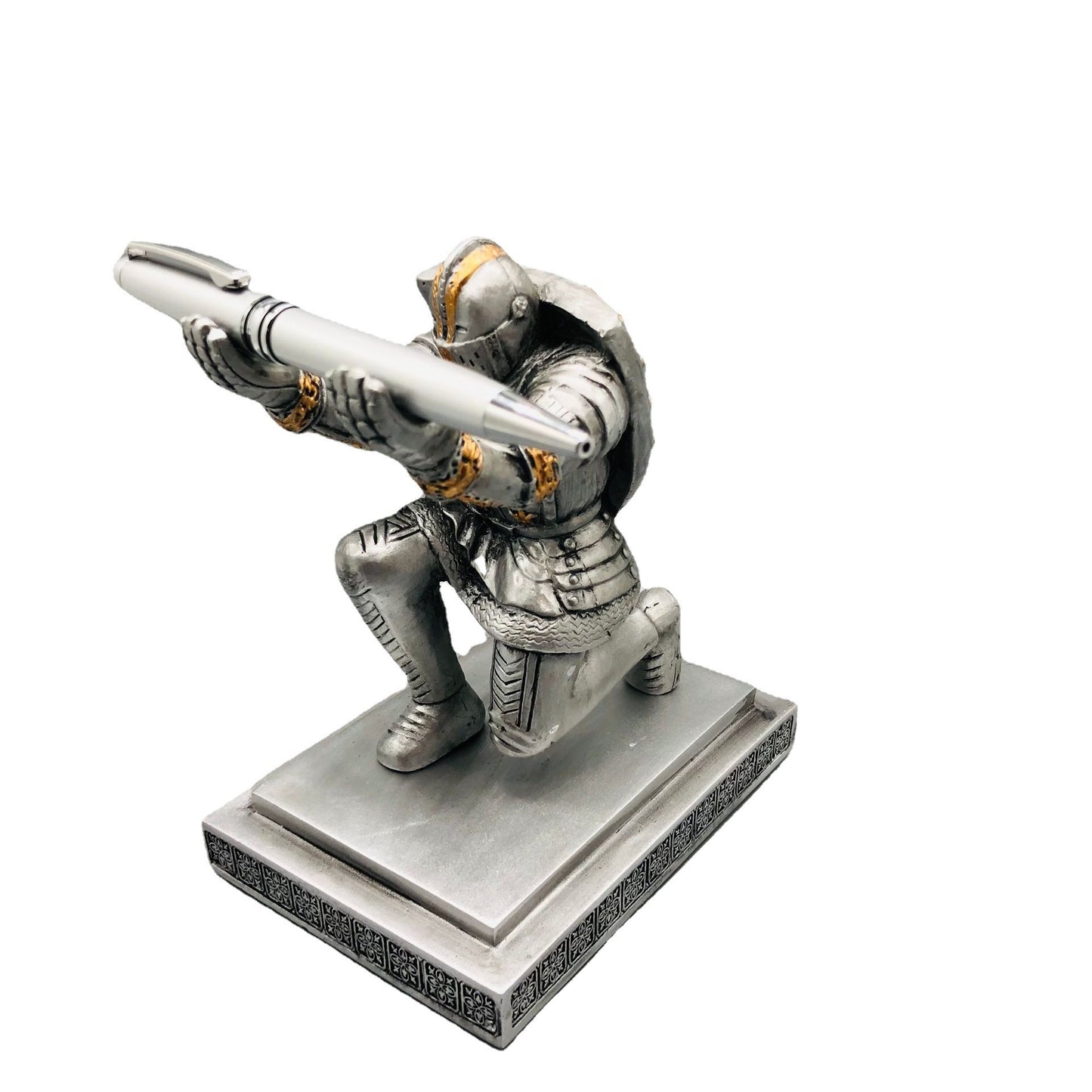 Creative Executive Soldier Knight Pen Holder