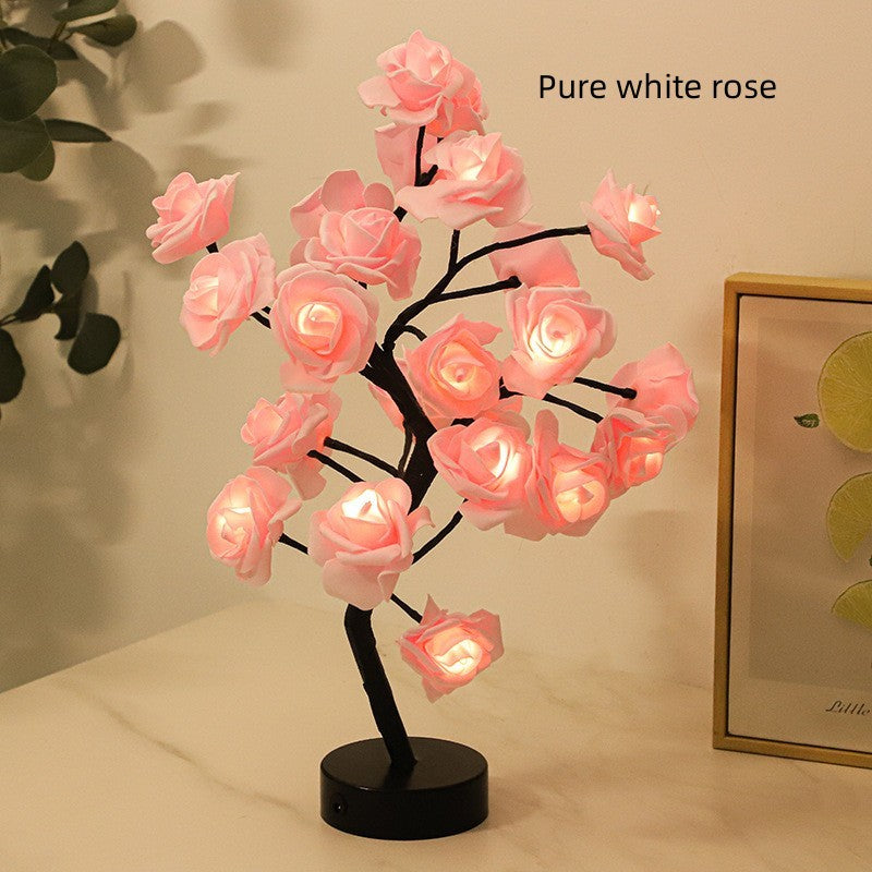 LED Rose Table Lamp Decoration